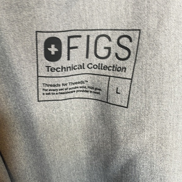 SOLD Figs‎ | Women’s Grey Keroka Scrub Pants Size Large - Picture 6 of 7
